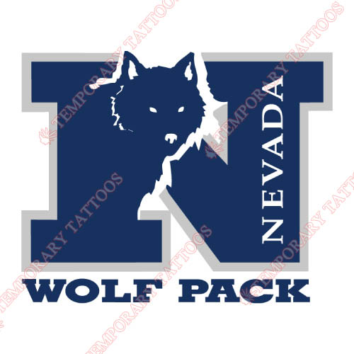 Nevada Wolf Pack Customize Temporary Tattoos Stickers NO.5401